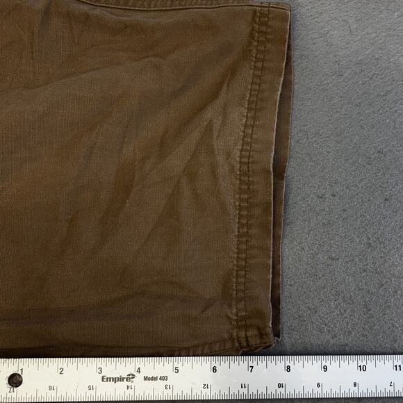 Horny Toad Utility Shorts Mens 36 Brown Canvas 8" Inseam Casual Summer Hiking - Picture 5 of 7